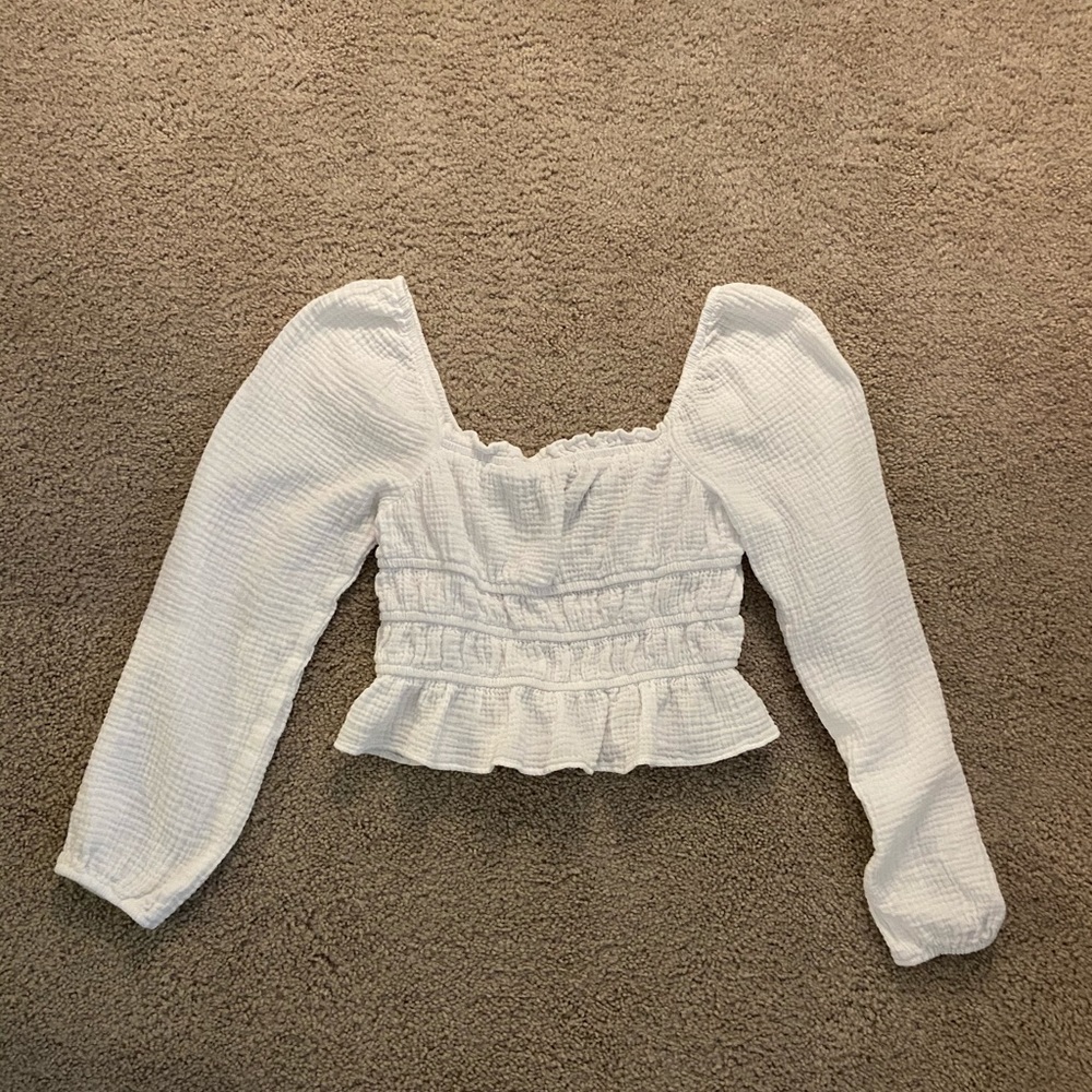 Wild Fable Long-sleeve Crop Top